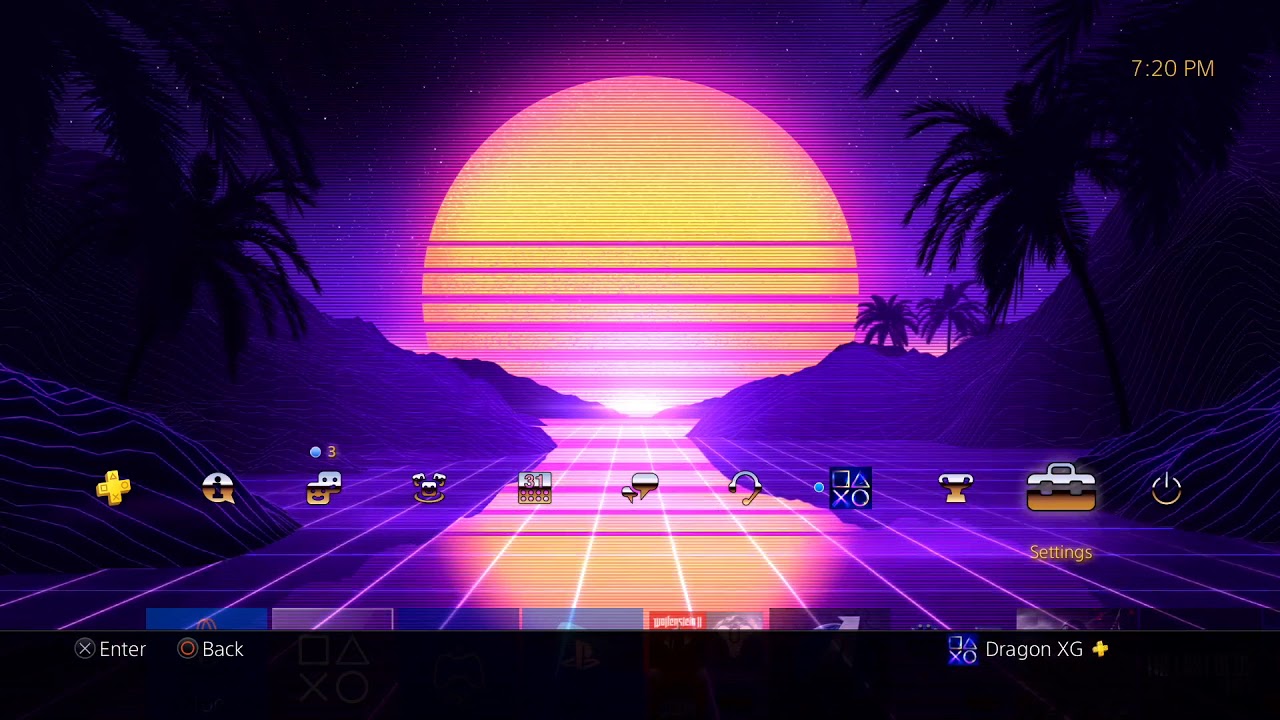 Sunset Drive Dynamic theme