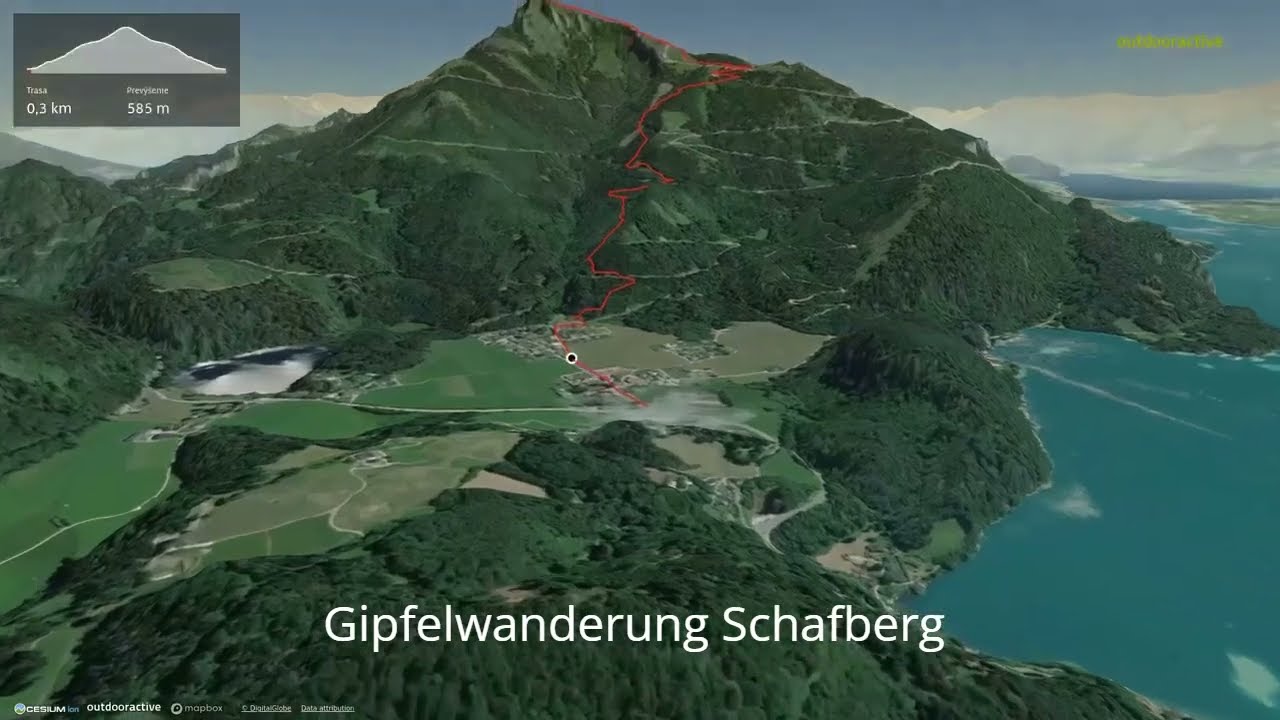 Gipfelwanderung Schafberg ∆ hiking trails ∆ 3d-trail.com/austria/