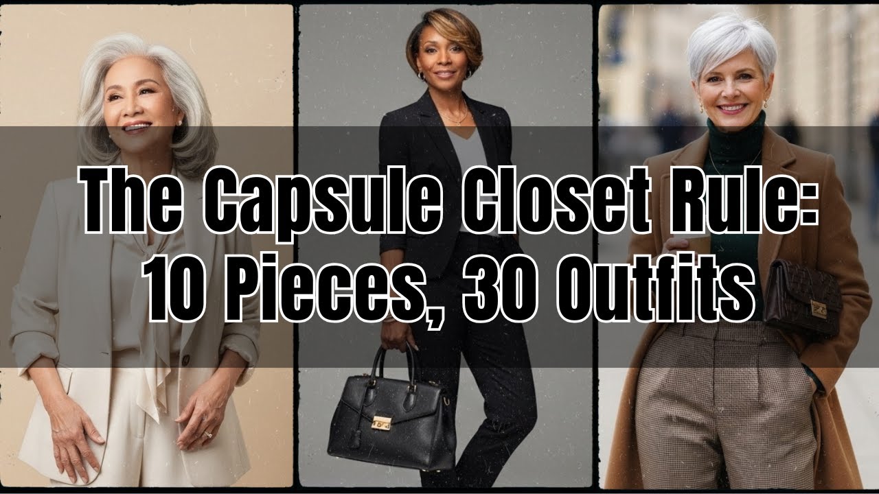 Правило капсульного гардероба: 10 вещей, 30 нарядов