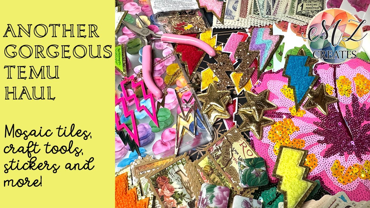 Gorgeous Art and Craft Supplies from Temu! Did you know they had the best art books???