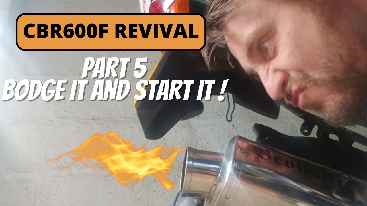 CBR600F Revival Part 5 - Ignition Switch Bypass and Start up
