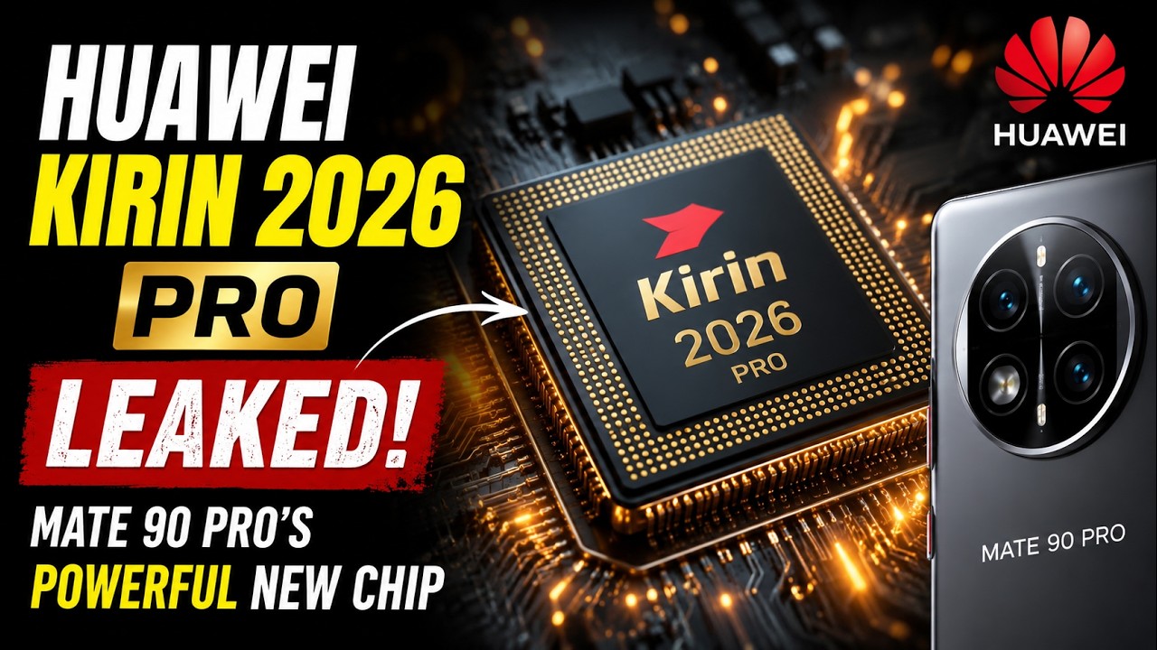 Huawei Kirin 2026 Pro LEAKED! Mate 90 Pro's Powerful New Chip
