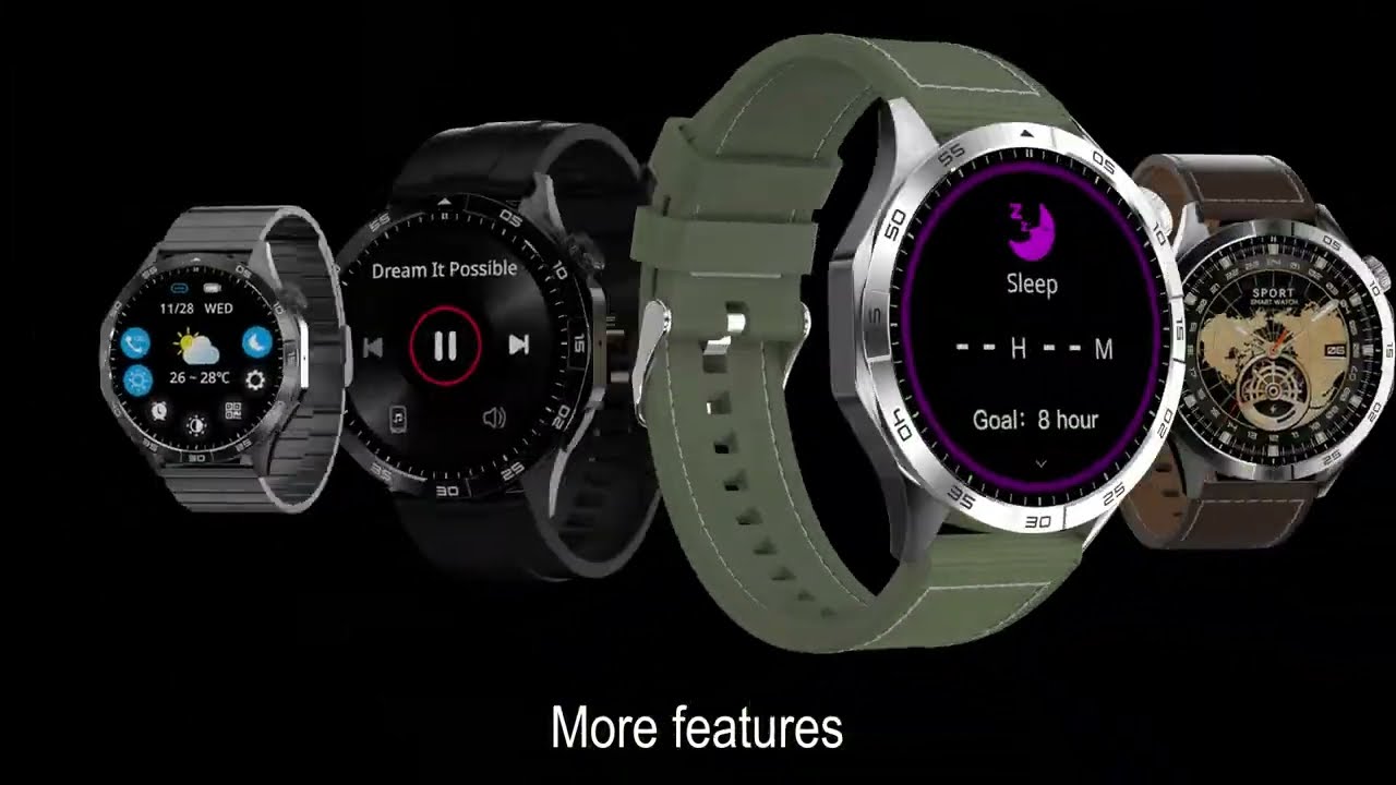 HK4 Amoled Calling Business Smartwatch Manufacturer Wholesalers Factory