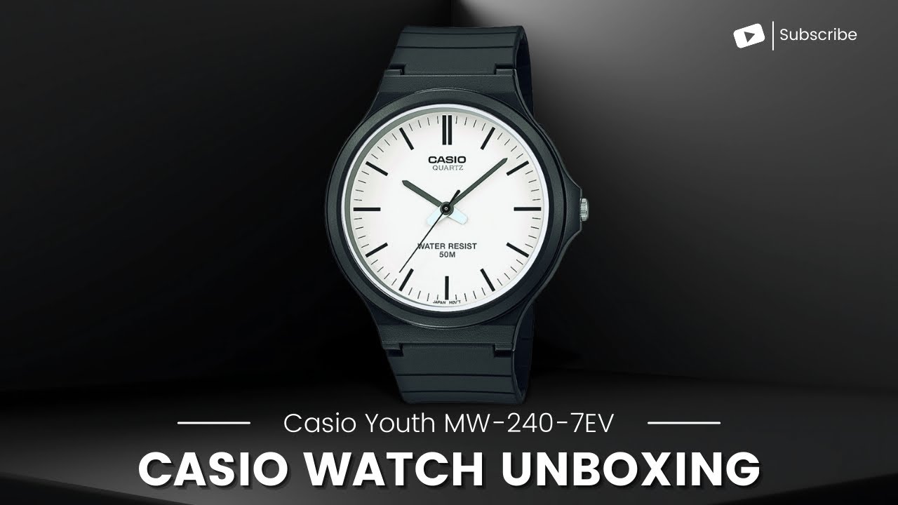 Unboxing Of Casio Youth Watch MW-240-7EV