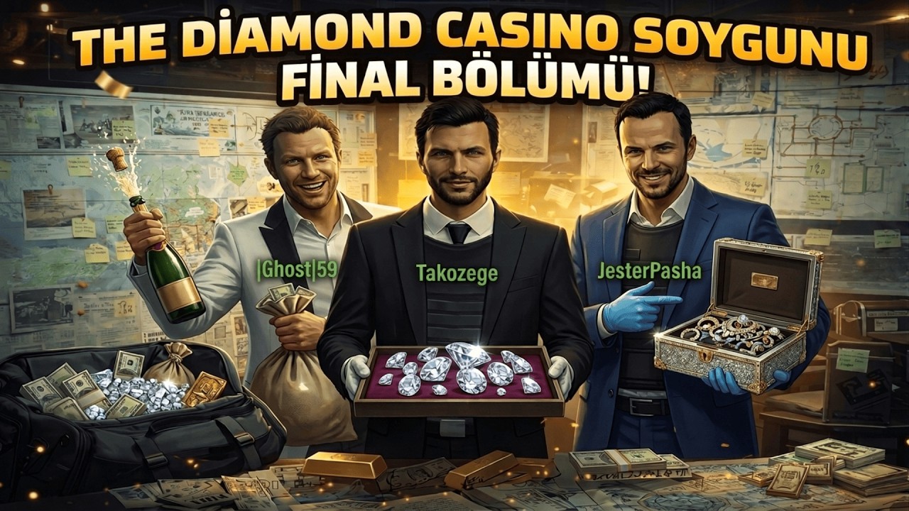 THE DİAMOND CASİNO SOYGUNU FİNAL | EKİPLE GTA 5