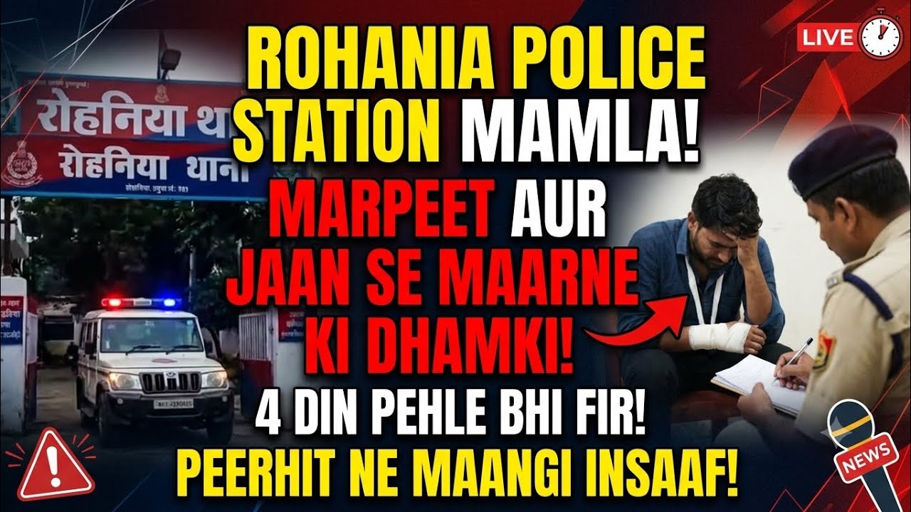 *The victim has filed a complaint with the Rohania police alleging assault and threat to kill.......