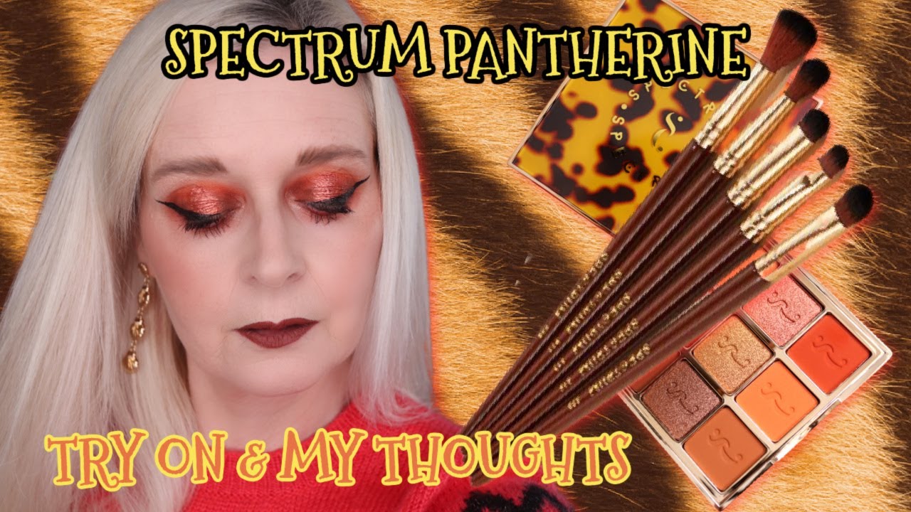 Trying the Spectrum Pantherine Palette & Brushes | Debbie Does December 🎁