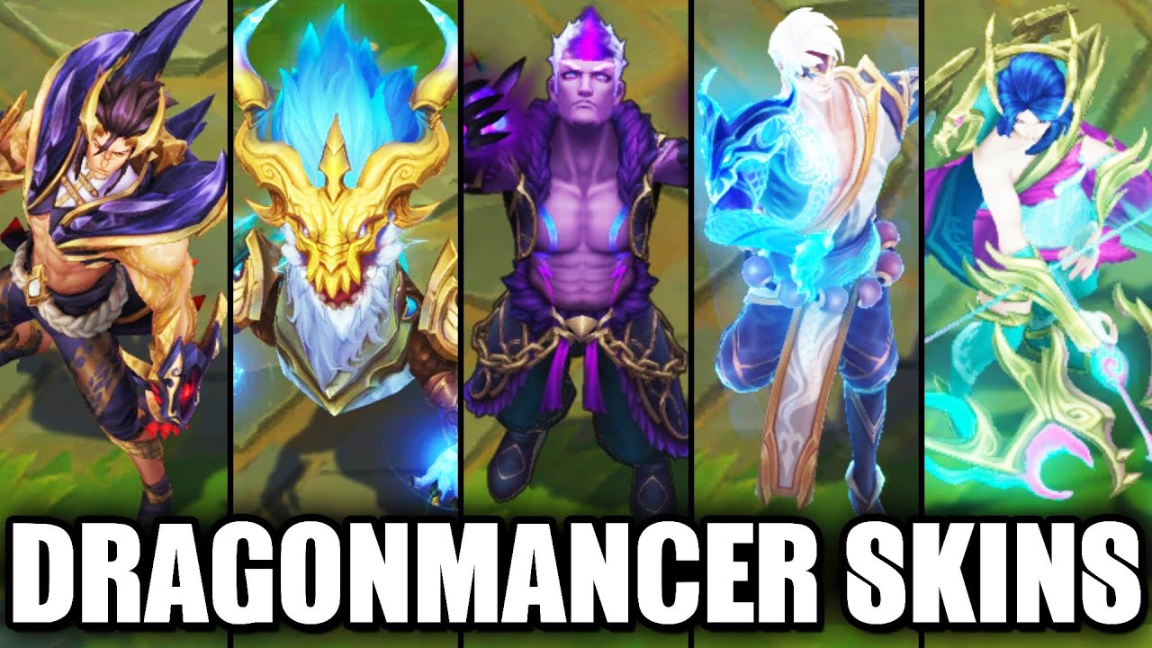 New Dragonmancers Skins Spotlight 2020 Storm Dragon, Fae Dragon, Obsidian Dragon, Eternal Dragon