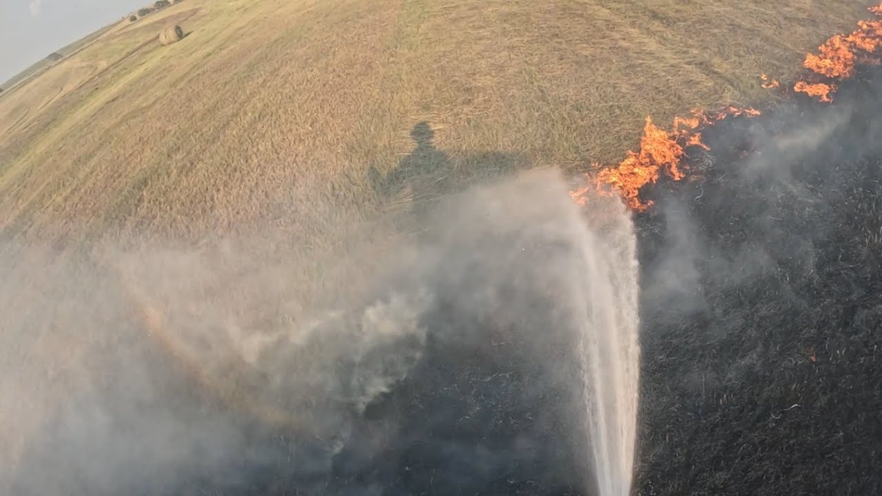 Baler/hay field fire westfall mutual aid
