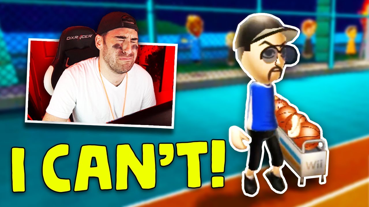 Wii Sports Resort but I play until I have a mental breakdown...