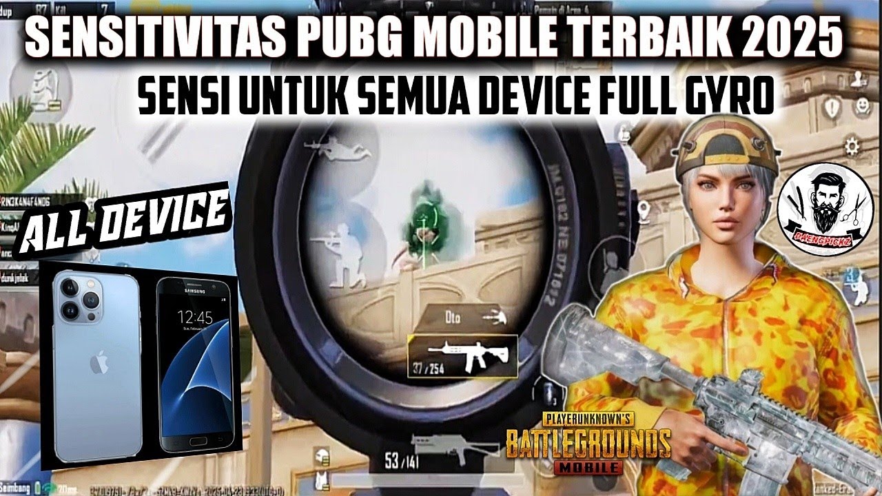 SENSITIVITAS PUBG MOBILE TERBAIK 2025 🔴 SENSI UNTUK SEMUA DEVICE FULL GYRO