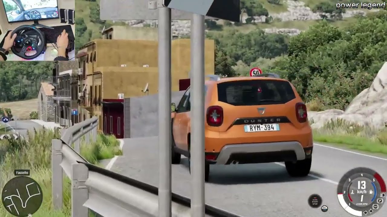 Dacia Duster 2020 - Beamng Drive I LOGITECH G29 Gameplay