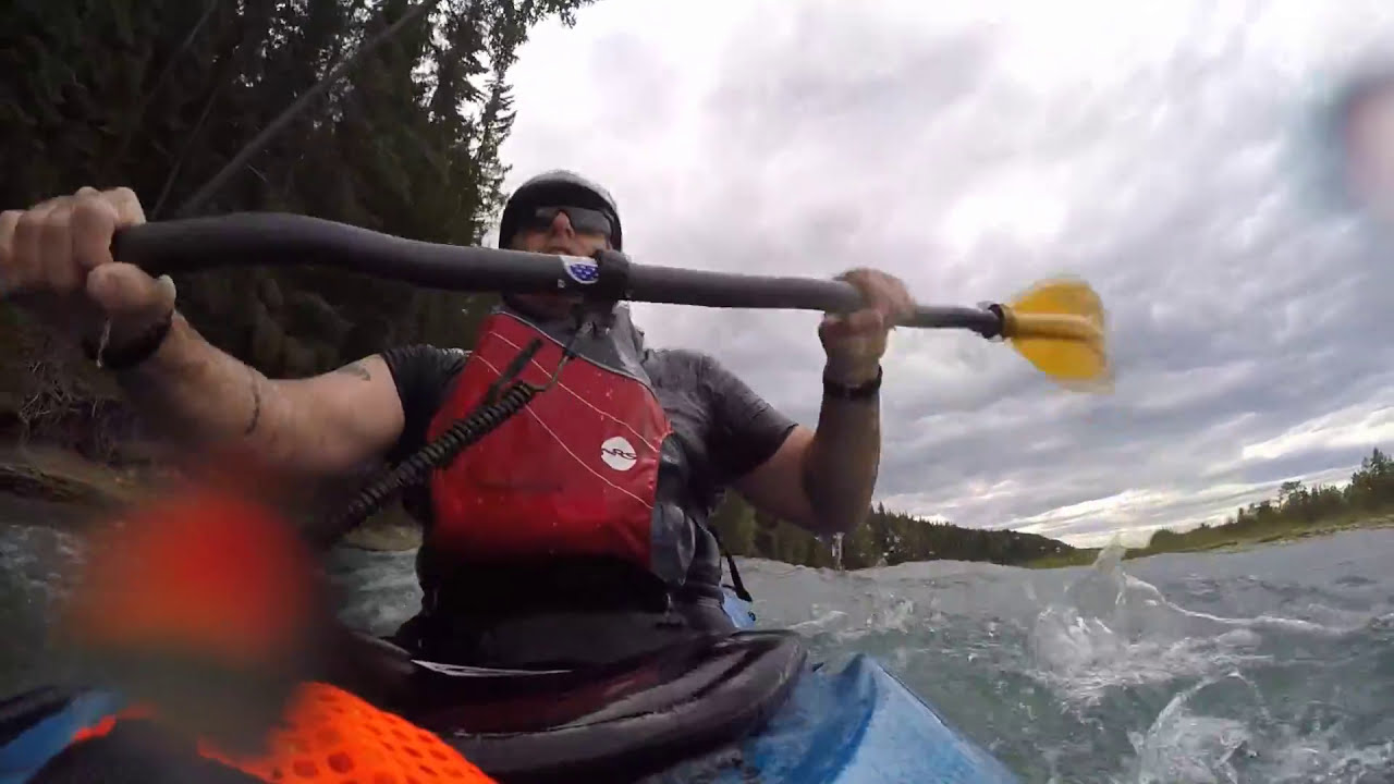Kayaking the North Saskatchewan River