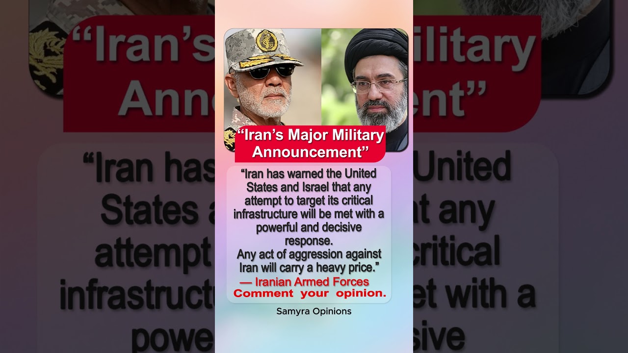 Middle East Tensions Rise After Iran's New Warning #geopolitics