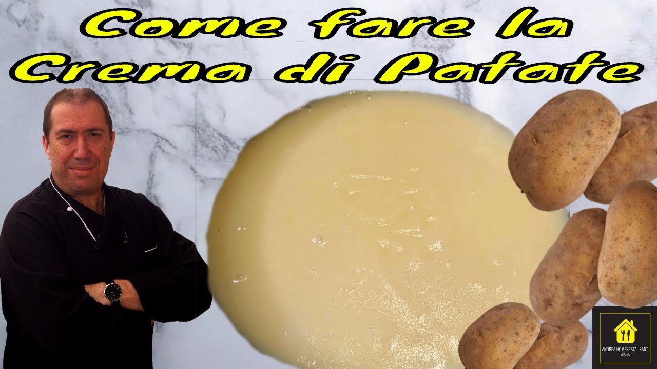 CREMA DI PATATE PERFETTA 🍽️ Ricetta Base da Ristorante per Primi, Secondi e Piatti Gourmet