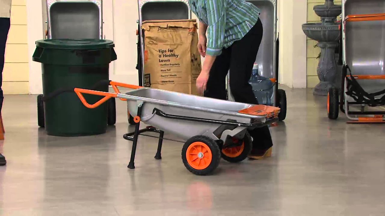 Садовая тележка Worx Aerocart 7-в-1 с Керстин Линдквист