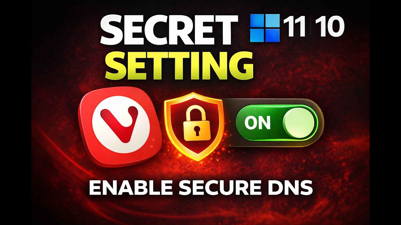 Как включить безопасный DNS в Vivaldi (Windows 11/10) | Руководство от GearUpWindows