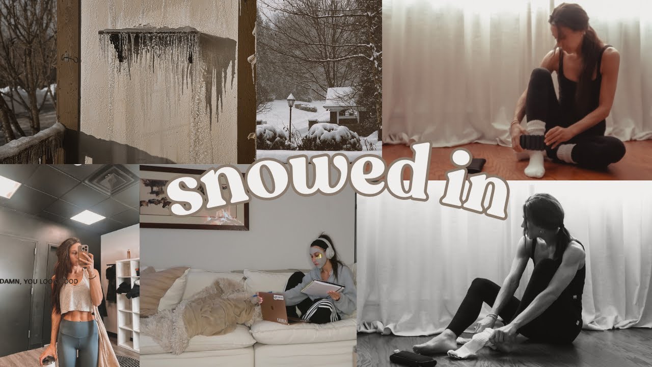 SNOWED IN: workouts, my new obsession, goals for the new year
