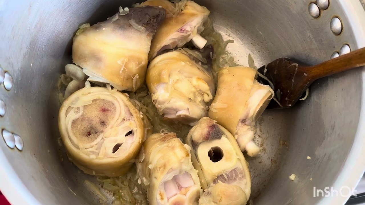 دستور پخت پاچه گاو با طعم بی‌نظیر | غذای مقوی برای زمستون سرد دست پخت پدر علی  خیلی خوشمزه👌👌😋