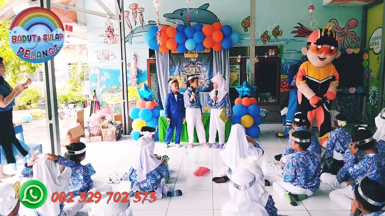 Om Badut Sanggar Pelangi 🌈http://wa.me/6282329702373#badut #viral #sorotansemuaorang