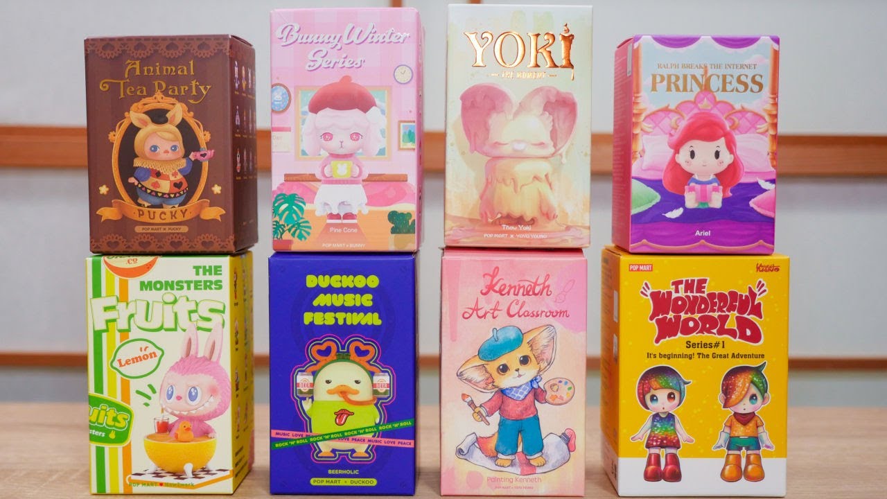 POP MART BLIND BOXES | 24 Days of December | Day 18 | Yoki | Kenneth | Duckoo | Pucky | Labubu