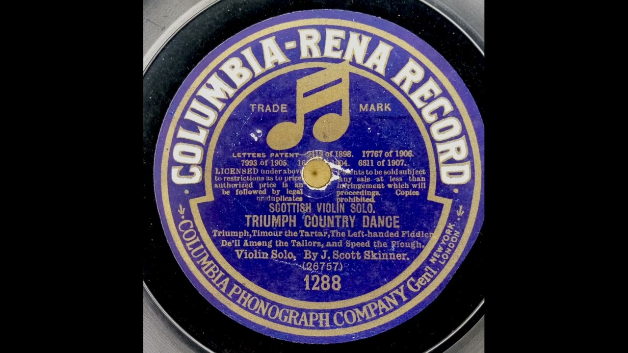 James Scott Skinner plays Triumph Country Dance (trad) 1910