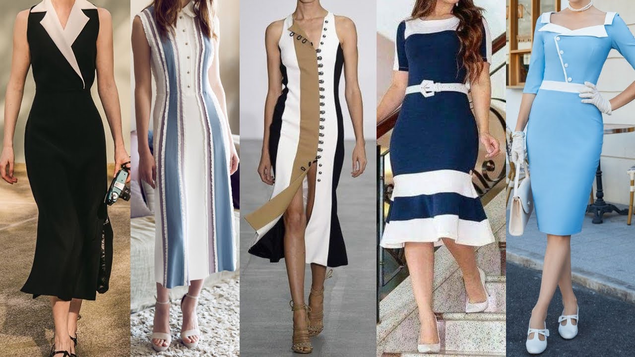 BONITOS y ELEGANTES VESTIDOS de MODA de ESTILO ATEMPORAL