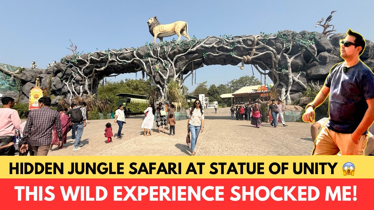 Hidden Jungle Safari at Statue of Unity 😮 Full Inside Tour!