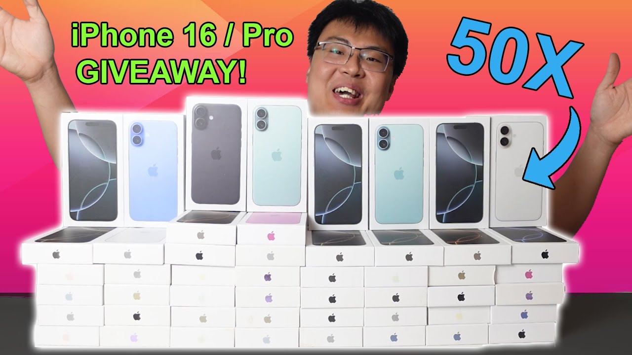 50 iPhones Worldwide Giveaway! 200K Subs Special!