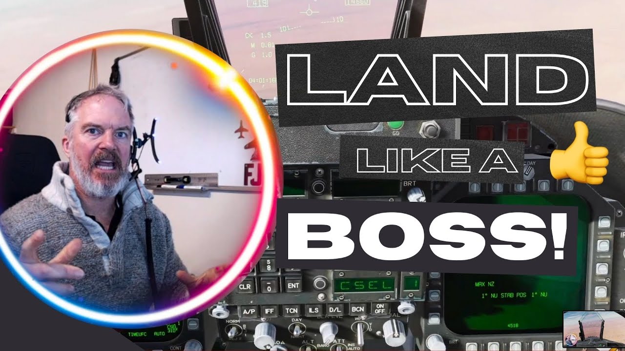 How to Land Like a BOSS - MASTER the Straight In Approach!