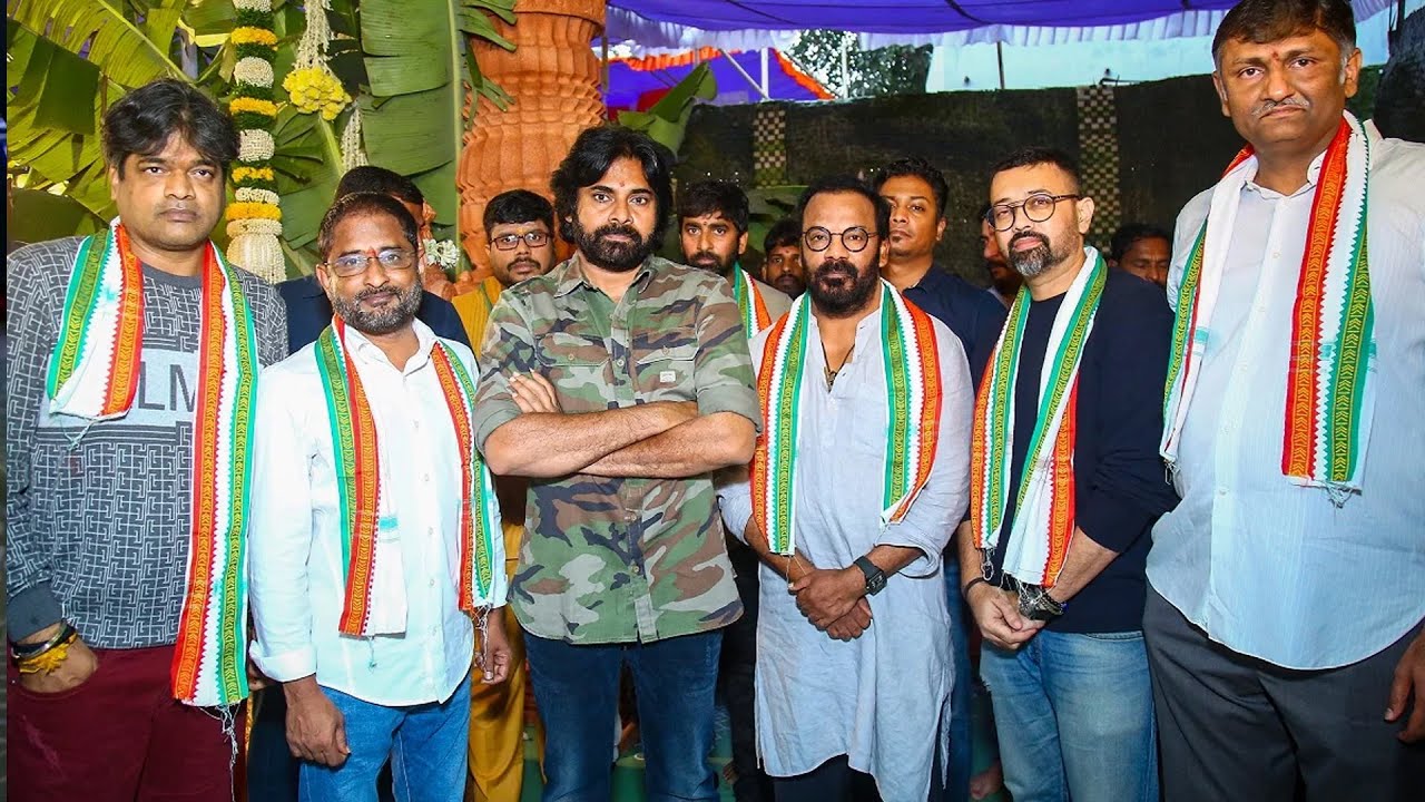 Powerstar Pawan Kalyan & Harish Shankar's 'Utsaad Bhagat Singh' Grand Opening Ceremony
