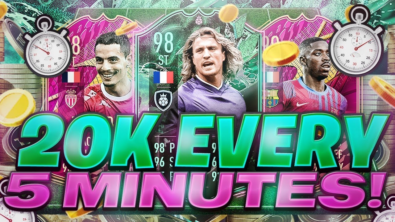 20K EVERY 5 MINS FIFA 22 BEST TRADING METHODS (FIFA 22 SNIPING FILTERS & FLIPPING)