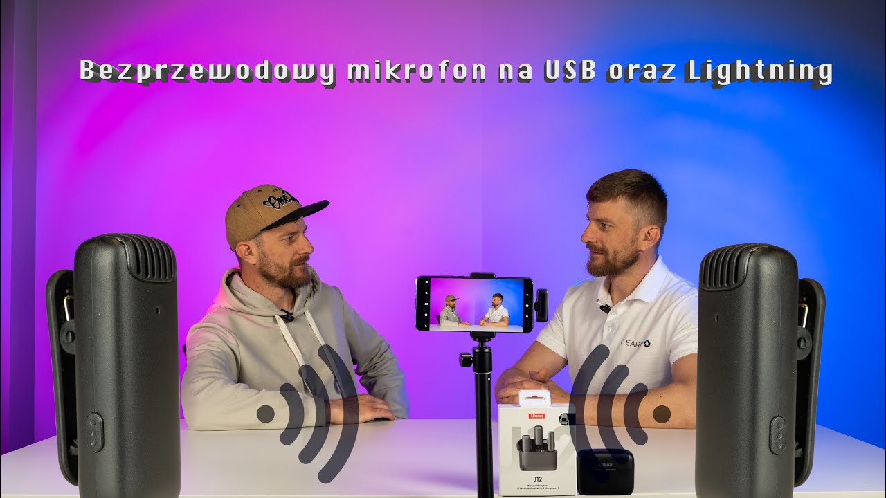 Test bezprzewodowego mikrofonu krawatowego Ulanzi J12