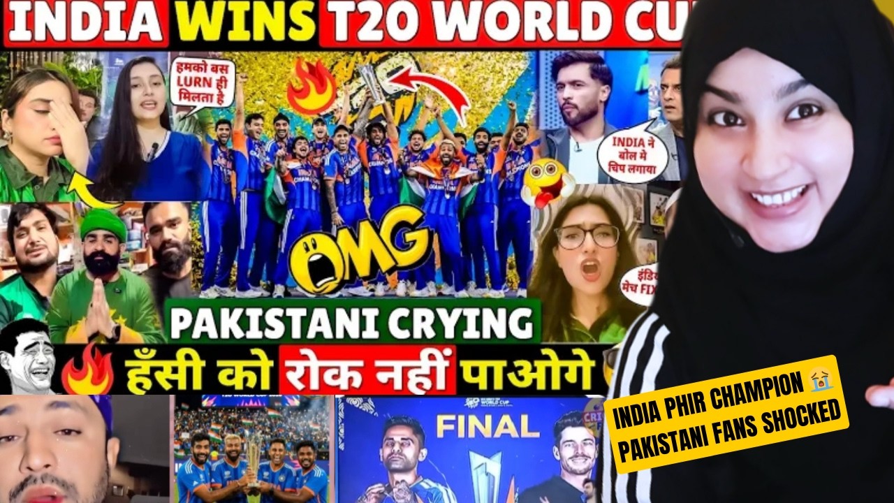 🤣 PAKISTANI CRYING ON INDIA WINS T20 WORLD CUP 2026 AFTER BEATING NEW ZEALAND 🔥 IND VS NZ FINAL 💥