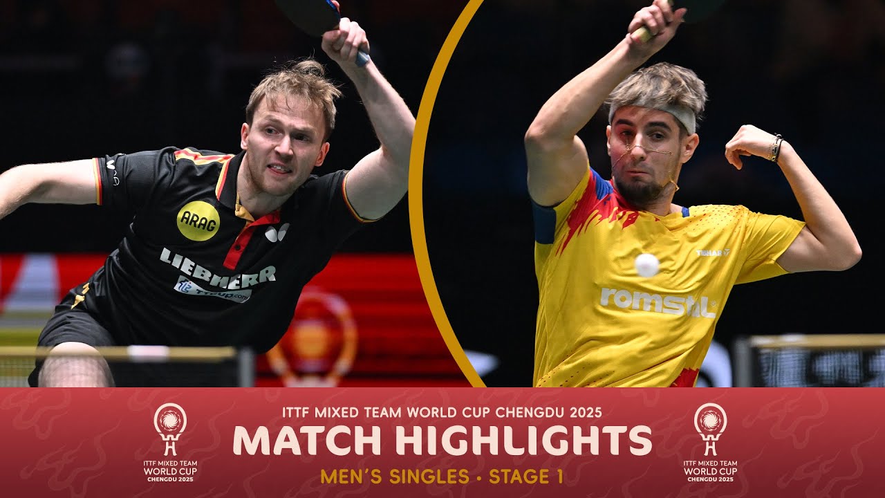 Benedikt Duda vs Eduard Ionescu | ITTF Mixed Team World Cup 2025 (Stage 1)