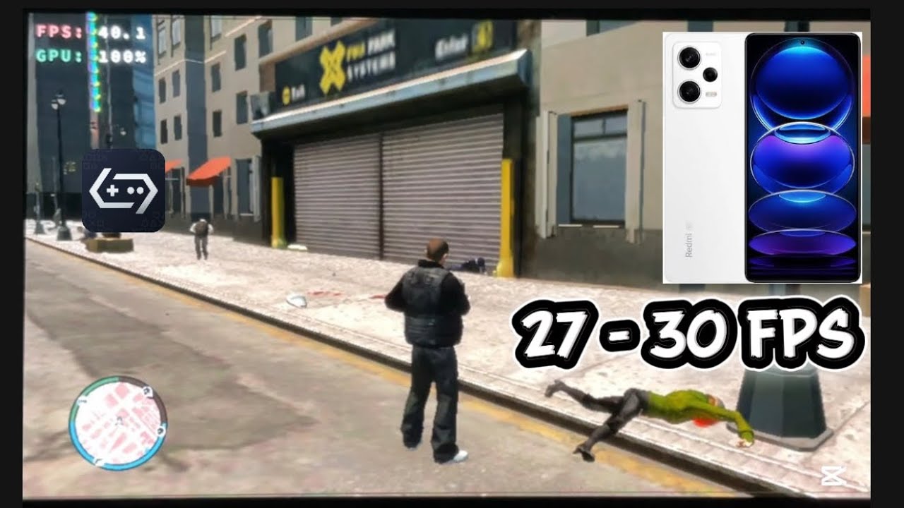 Gta 4 lite (4 GB) Gamehub 5.3.3 Dimensity 1080 Gameplay+settings
