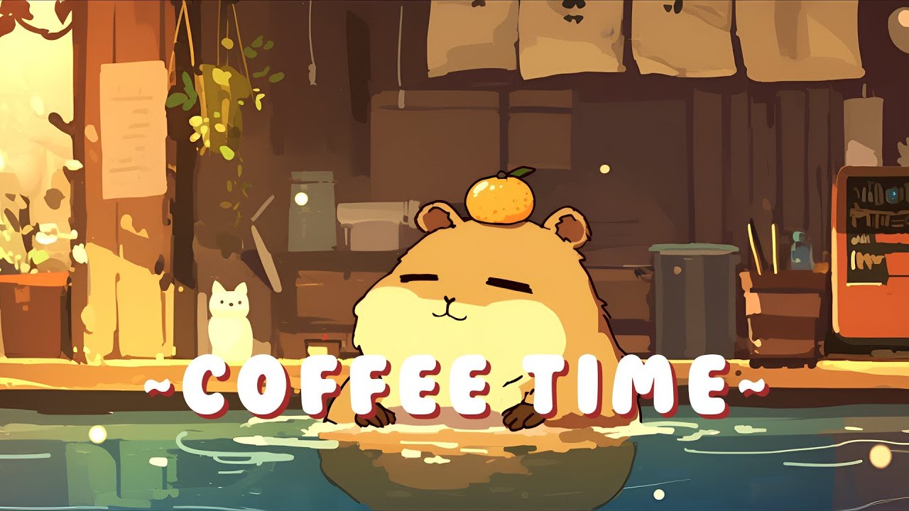 Capybara Study Beats - Cozy Japanese Lofi Mix ~ Cozy Atmosphere ~ 🦫 📝