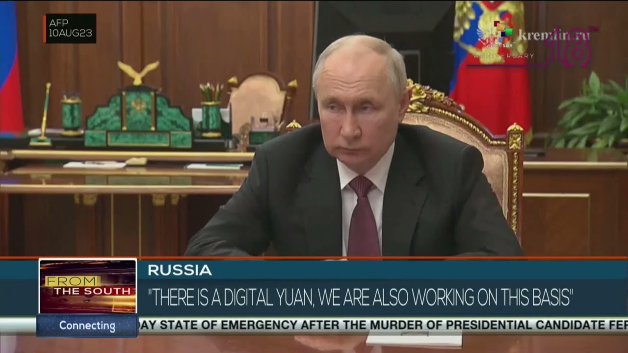 Russia: VTB Bank discussed with president Putin the real-world test launch of a new digital ruble