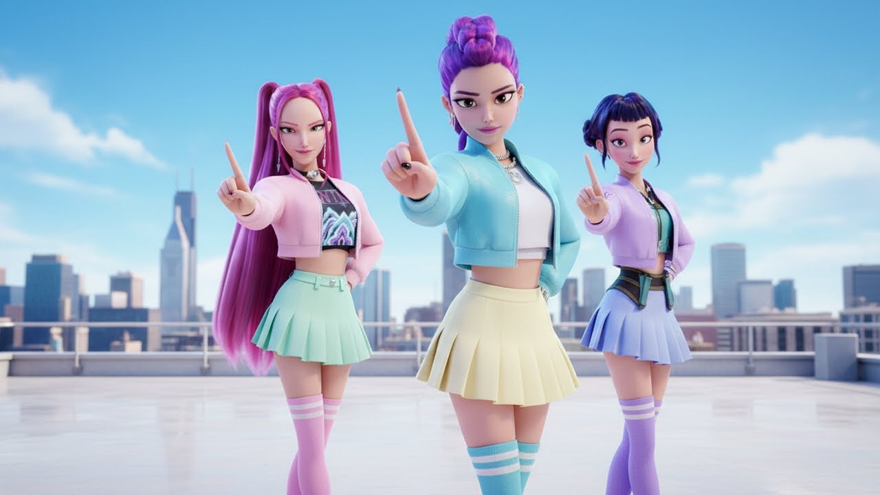 Teen KPop Dance Practice “Golden” | Demon Hunters Inspired Choreography Video