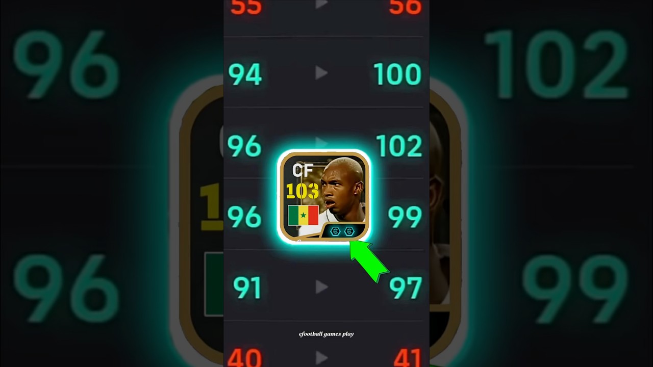 Free Epic El Hadji Diouf Best Training Guide In eFootball 2026 || El Hadji Diouf Max Level Training