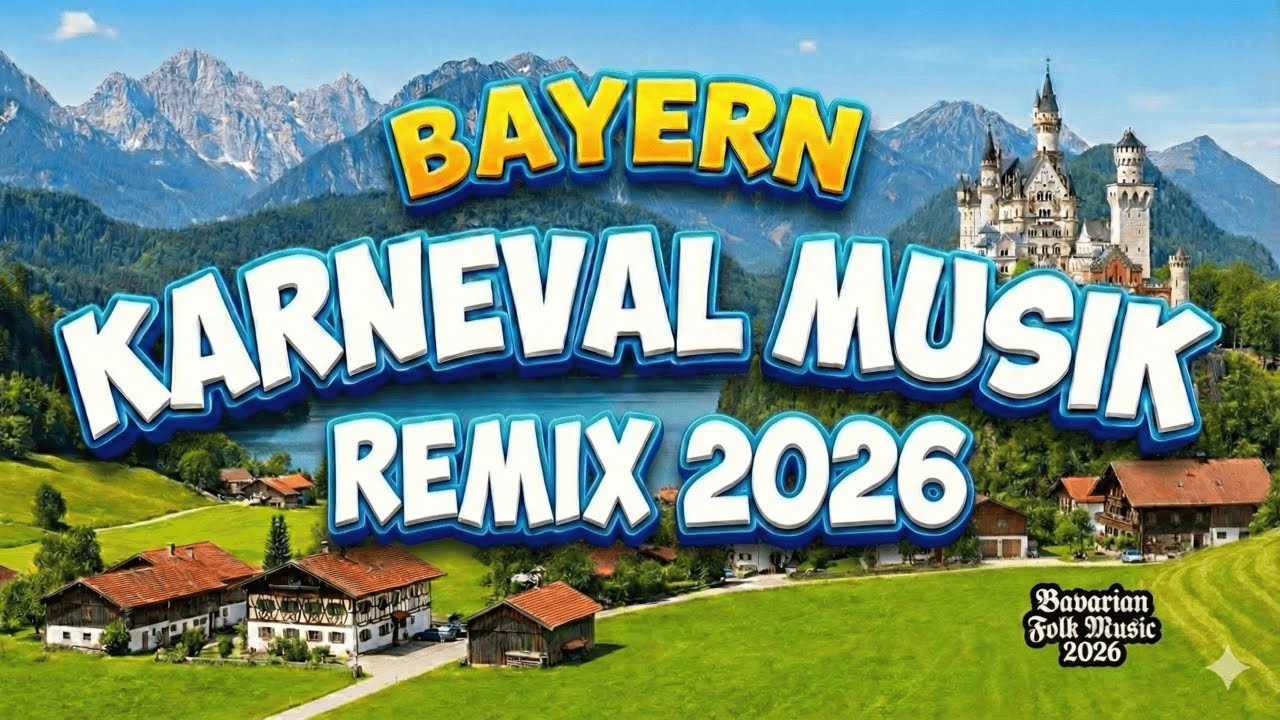 Karneval Party Hits 2026 | BAYERISCHER FASCHINGSREMIX 2026 🥨🍻 | 25 Party-Kracher (XXL Mix)
