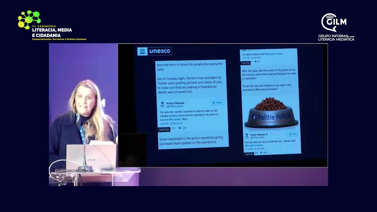 GILM_Keynote speaker Adeline Hulin_VII Congresso Literacia, Media e Cidadania