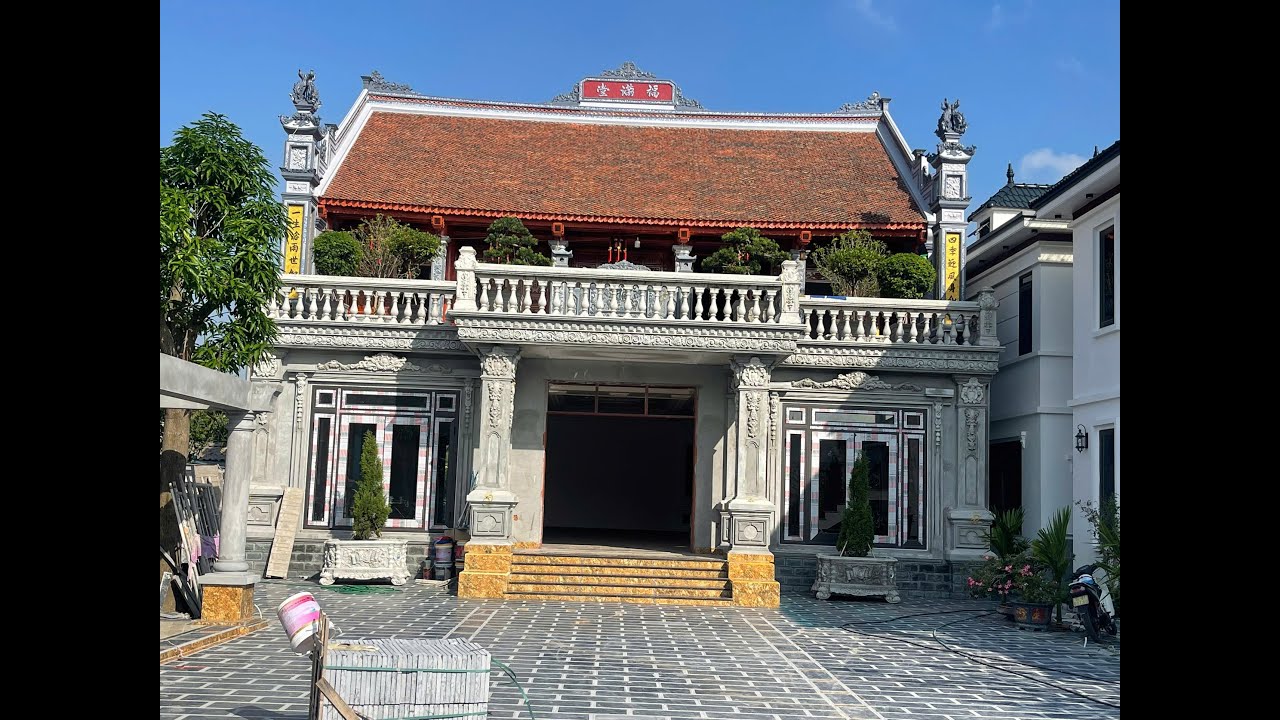 Ngói Mũi Hài Đen Cho Công Trình Nhà Gỗ 5 Gian Trên Tầng 2 | Gạch Ngói Hải Đăng