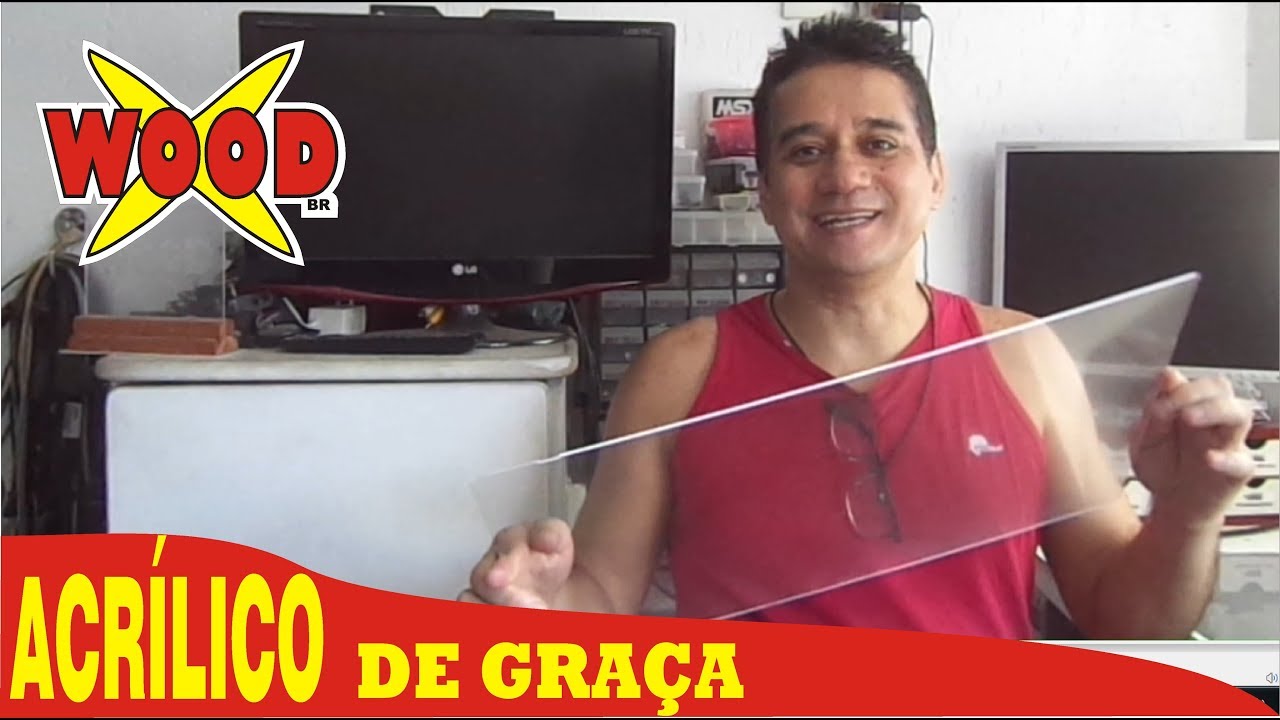 X-WOOD - CHAPA DE ACRÍLICO DE GRAÇA - COMO CONSEGUIR
