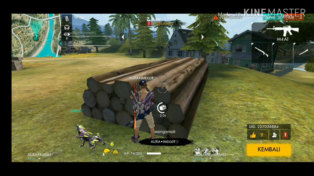 KETEMU AURA&bull;KASIIIH ALIAS FRONTAL GAMING DI MODE RANKED AUTO MATI !?!?!? FREE FIRE BATTLEGROUND