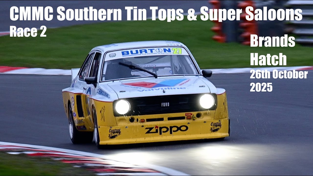 CMMC Southern Tin Tops  & Super Saloons  Race 2 Brands Hatch 26th October 2025