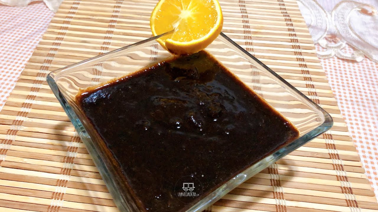 Zapote Negro con Jugo de Naranja