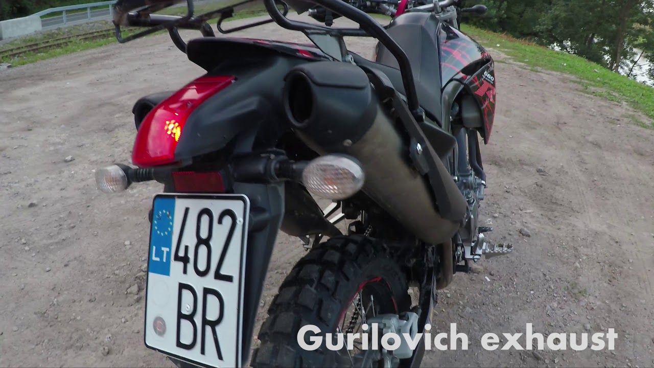 Yamaha XT660R stock exhaust rebuild (Gurilovich exhaust)