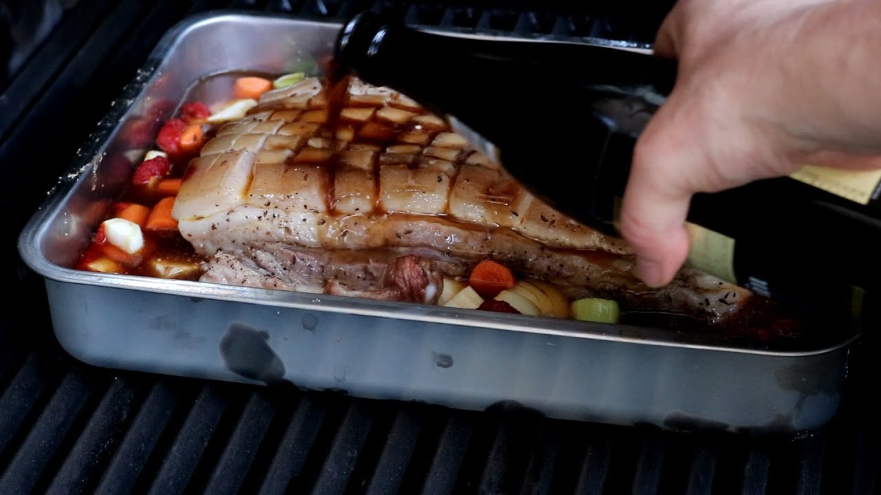 Bekommt man im Pellet Smoker / Grill eine schöne Kruste am Schweinebraten?