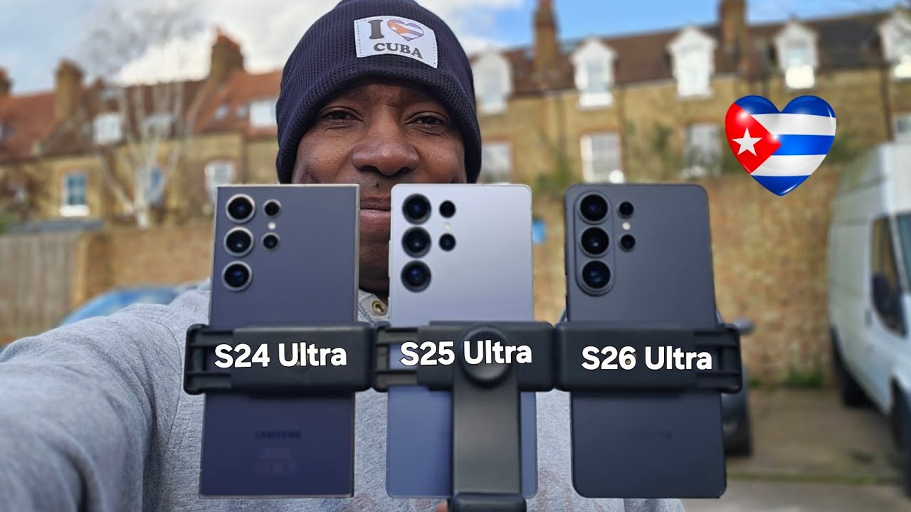 Сравнение камер Galaxy S26 Ultra, S25 Ultra и S24 Ultra.